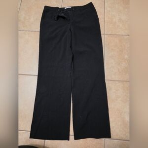 Calvin Klein Black Wide-Leg Pants